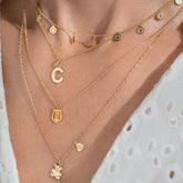 Pandant Litera C aur galben 14K